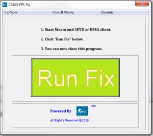 CSGO FPS Fix Tool (Steam/CEVO/ESEA)